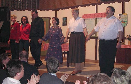 Die Theatergruppe des Musikvereins Rosswangen